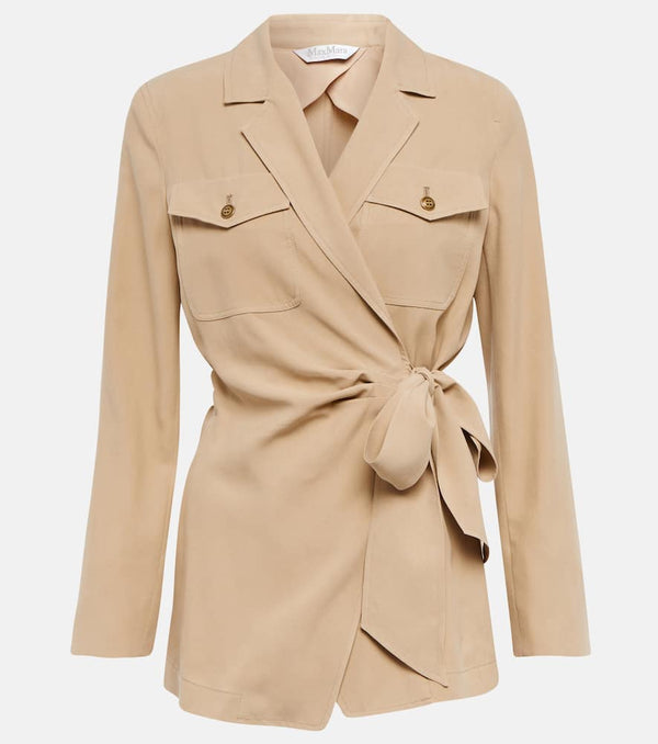 Max Mara Fleur silk blazer