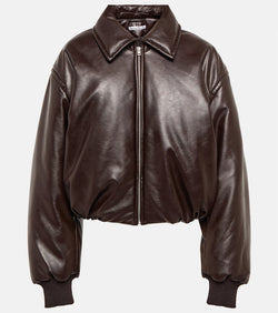 Acne Studios Padded coated jersey bomber jacket