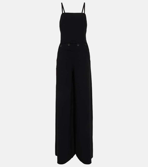 Max Mara Tabarin wide-leg cady jumpsuit