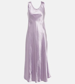 Max Mara Capua satin slip dress