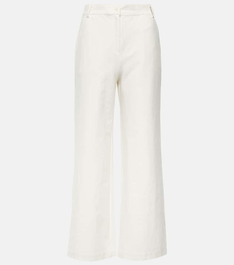 Max Mara Vasaio Leisure cotton-blend jersey pants