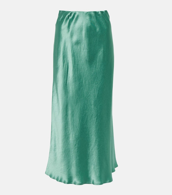 Max Mara Blando satin slip skirt