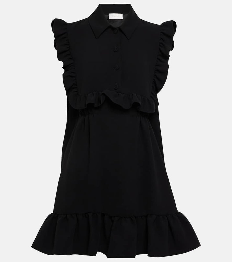 Sportmax Ferito ruffle-trimmed minidress