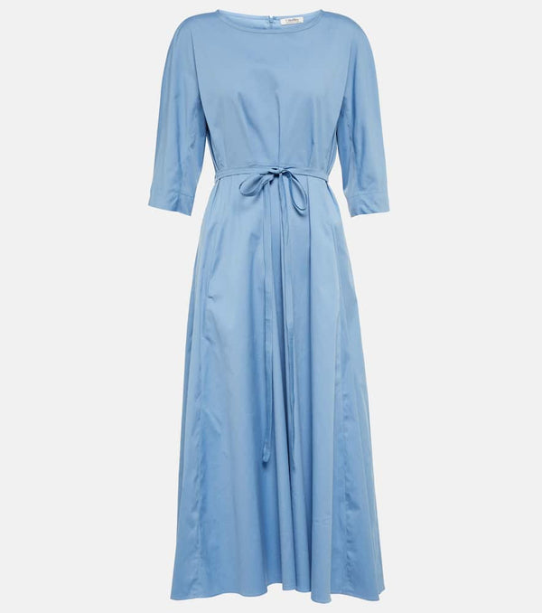 S Max Mara Sonia cotton-blend midi dress