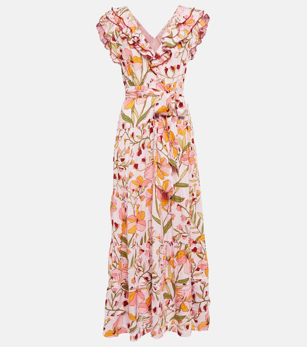 Poupette St Barth Della floral maxi dress