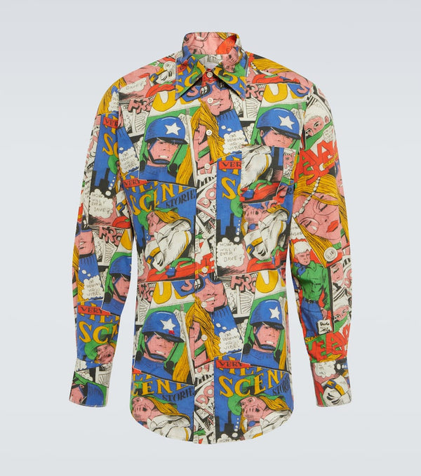 ERL Printed cotton shirt