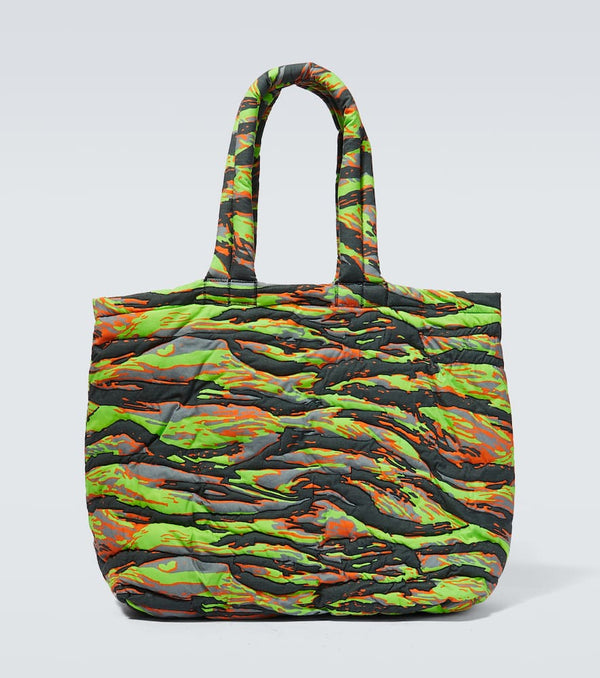 ERL Camouflage quilted tote bag