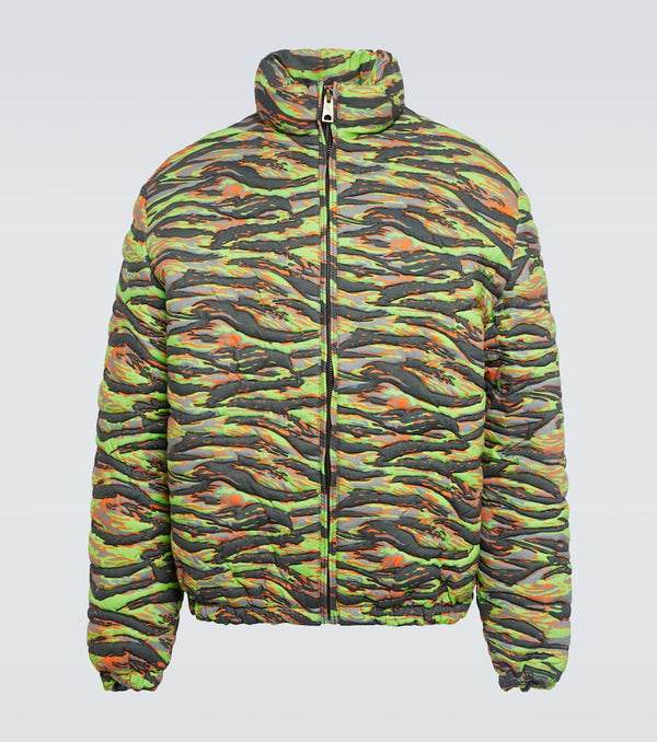 ERL Camouflage quilted cotton jacket