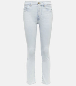 7 For All Mankind Roxanne mid-rise slim jeans