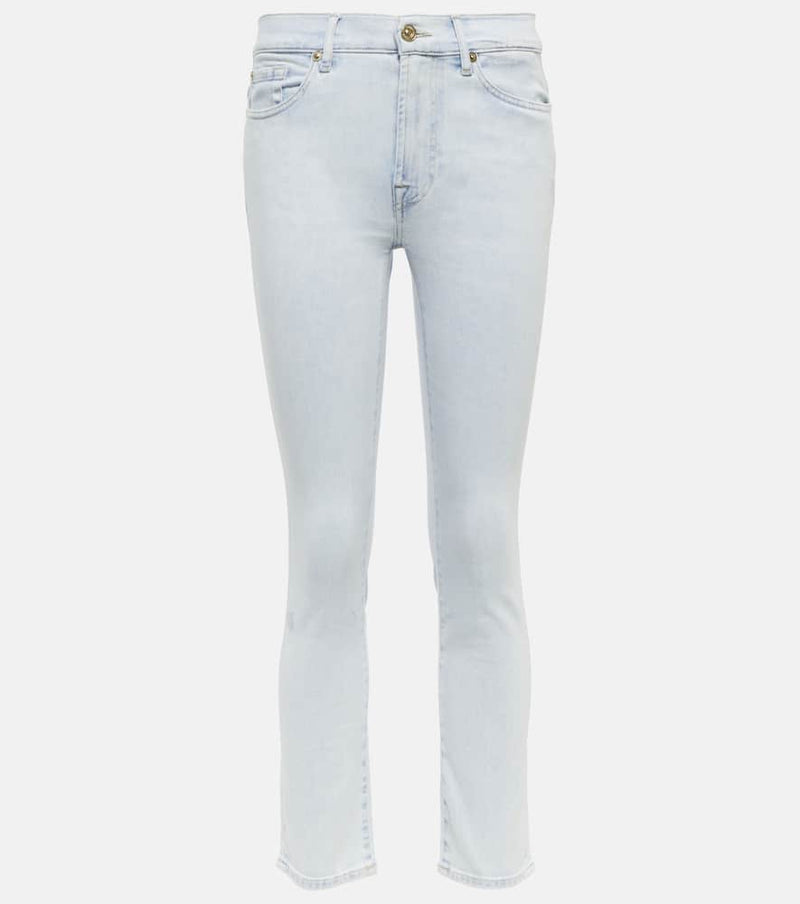 7 For All Mankind Roxanne mid-rise slim jeans