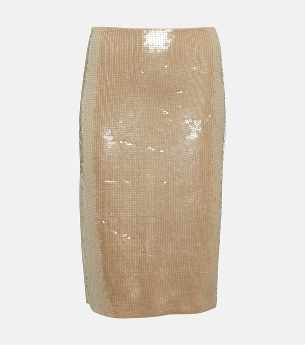 Nili Lotan Bonne sequined midi skirt