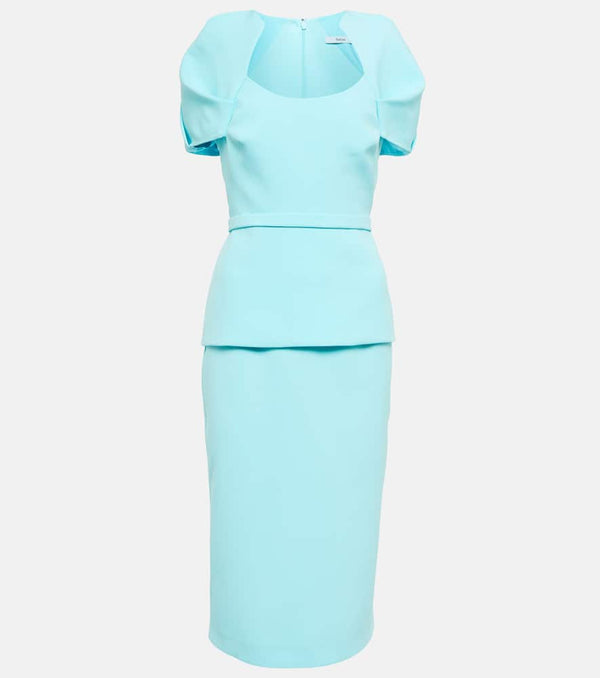 Safiyaa Briante crêpe midi dress