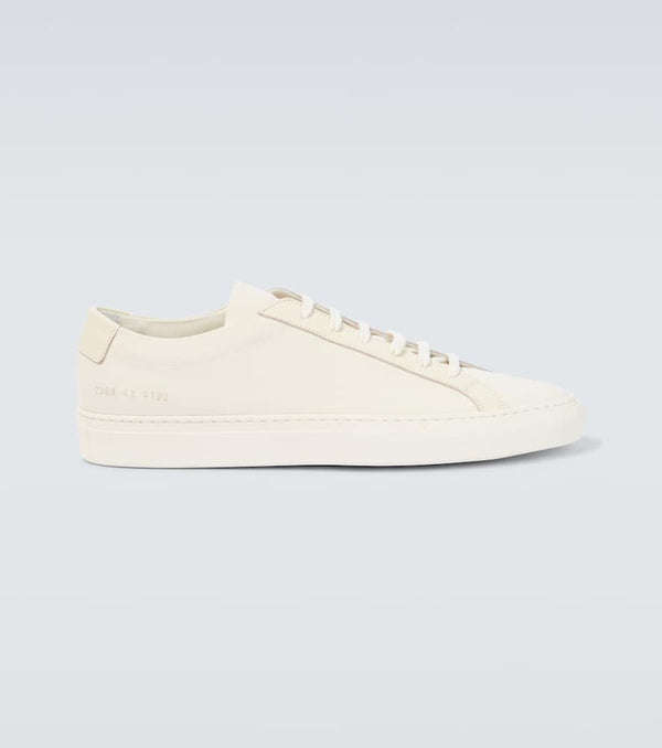 Common Projects Achilles leather and canvas sneakers