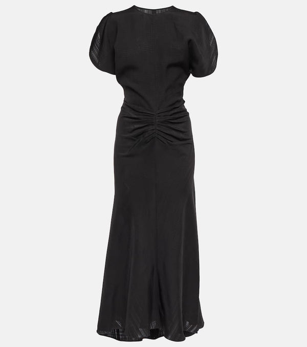 Victoria Beckham Crepe midi dress