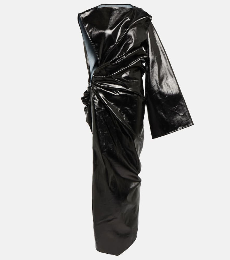 Rick Owens Asymmetrical denim gown