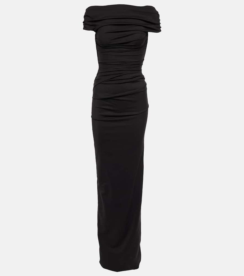 Maticevski Assertion off-the-shoulder gown