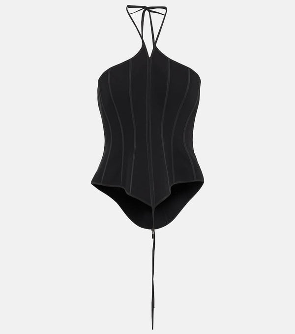 Maticevski Intuit halterneck bustier