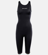 Palm Angels Fitted Jumpsuit Black