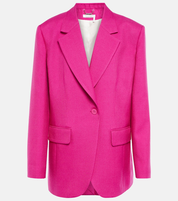 Chloé Single-breasted wool-blend blazer