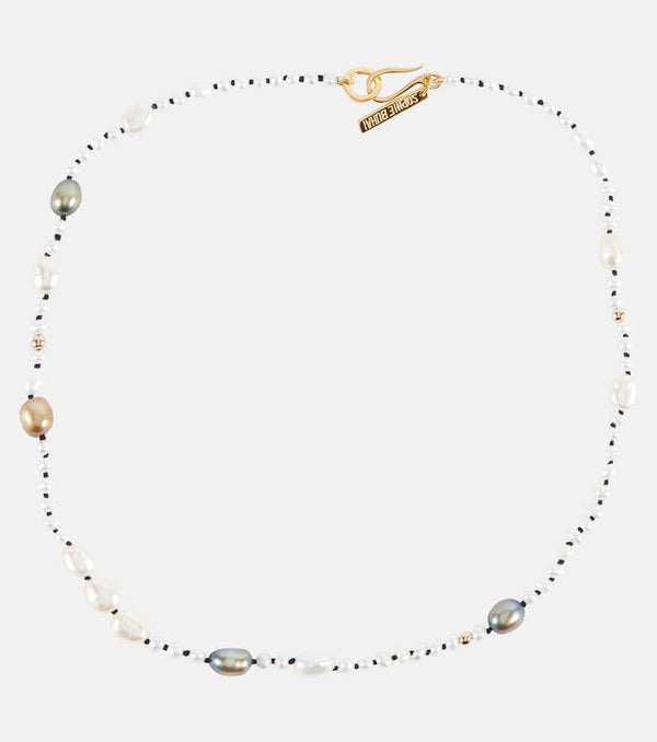 Sophie Buhai Mermaid necklace with freshwater pearls and 18kt gold-plated silver beads