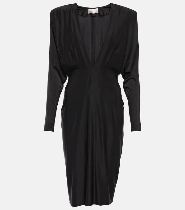 Alexandre Vauthier Satin midi dress