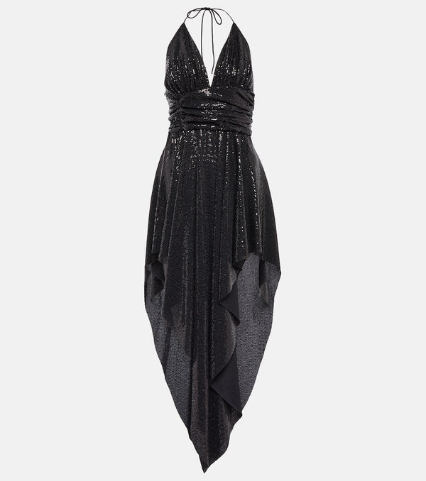 Alexandre Vauthier Sequined halterneck minidress