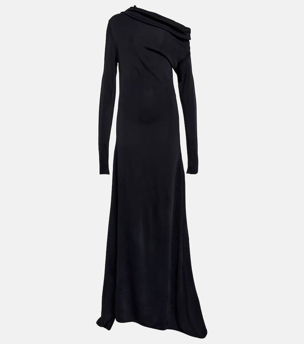 Ferragamo One-shoulder jersey gown