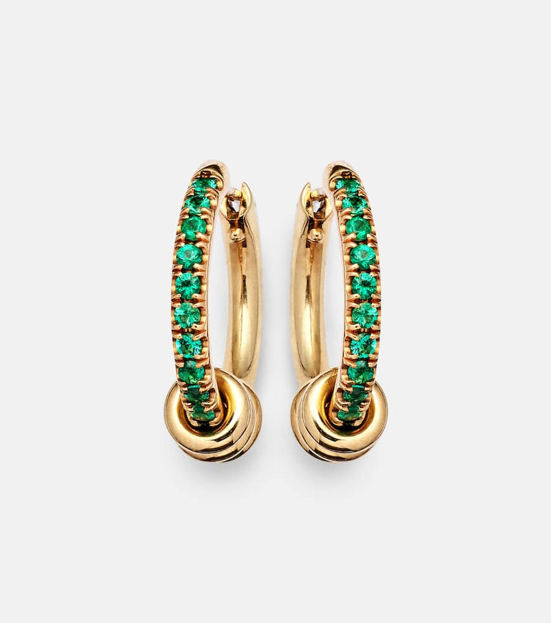 Spinelli Kilcollin Ara 18kt gold earrings with emeralds