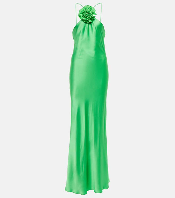 Rodarte Rosette silk gown