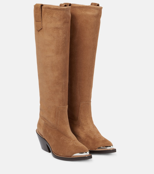 Dorothee Schumacher Suede knee-high cowboy boots