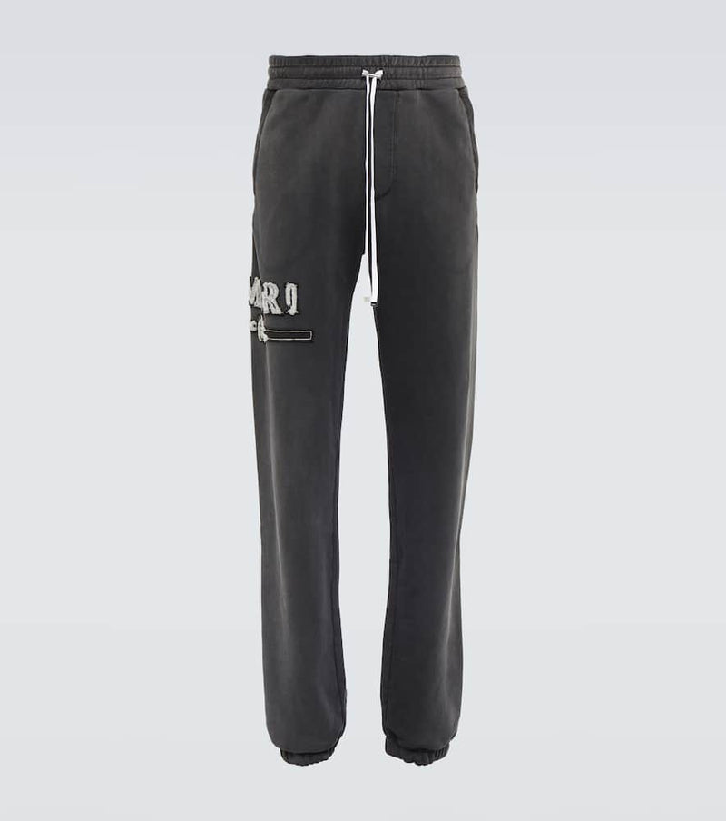 Amiri Logo cotton sweatpants