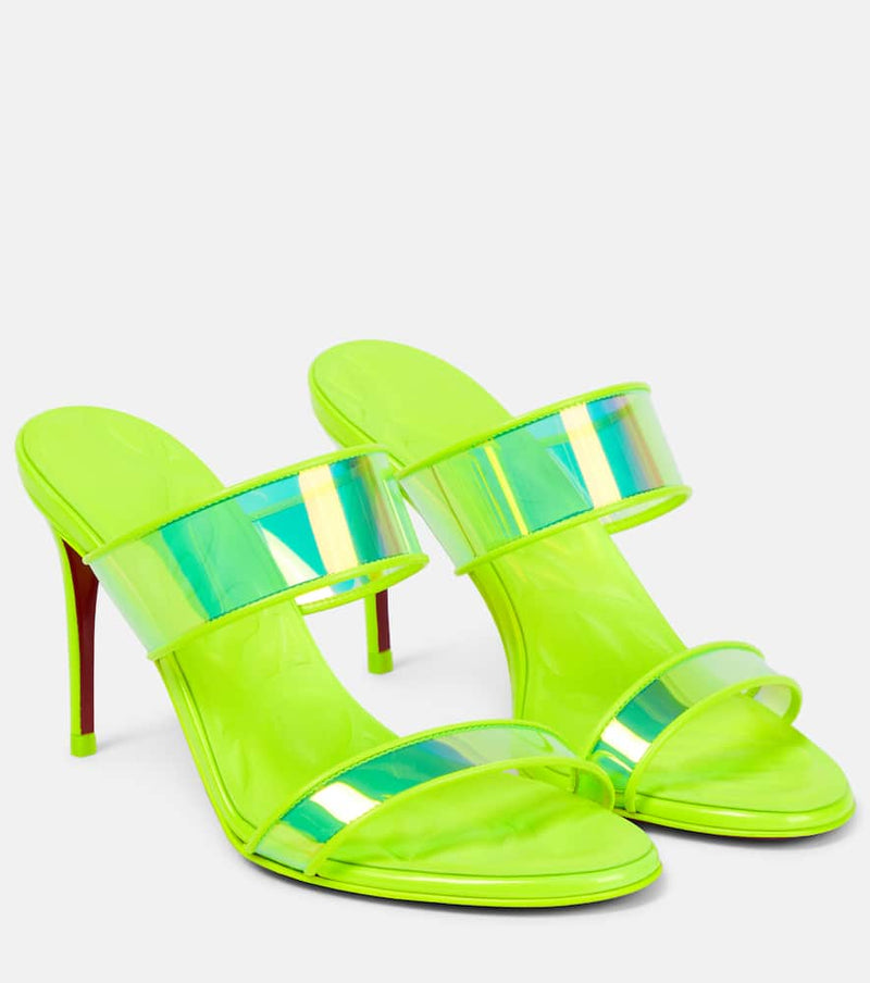 Christian Louboutin Just Loubi Pvc Sandals Yellow