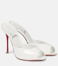 Christian Louboutin Bridal Me Dolly patent leather mules