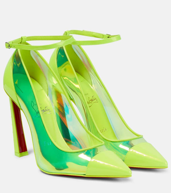 Christian Louboutin Leather and PVC pumps