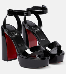 Christian Louboutin Movida Sabina patent leather platform sandals