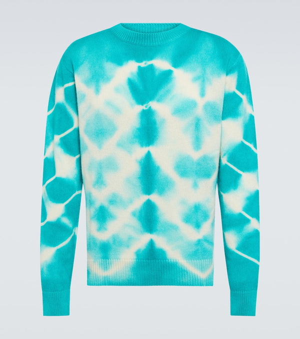 The Elder Statesman Tie-dye cashmere sweater