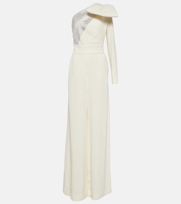 Elie Saab Embellished one-shoulder jumpsuit