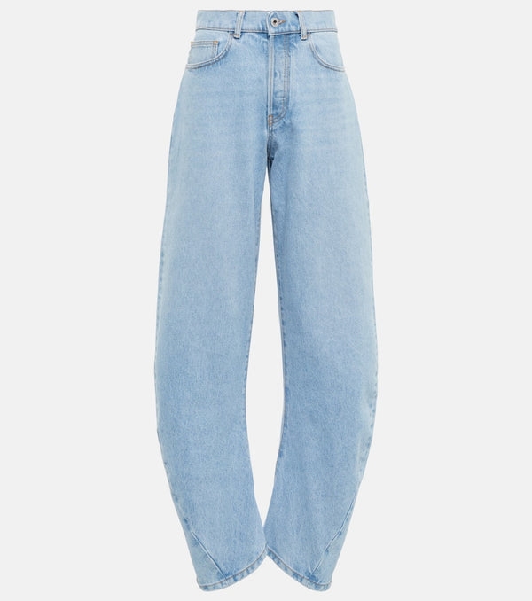 Off-White Bleach Twist high-rise jeans