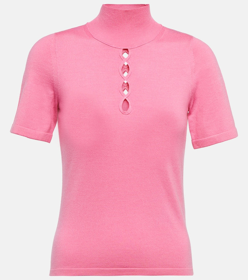 Dorothee Schumacher Cut-out wool-blend top