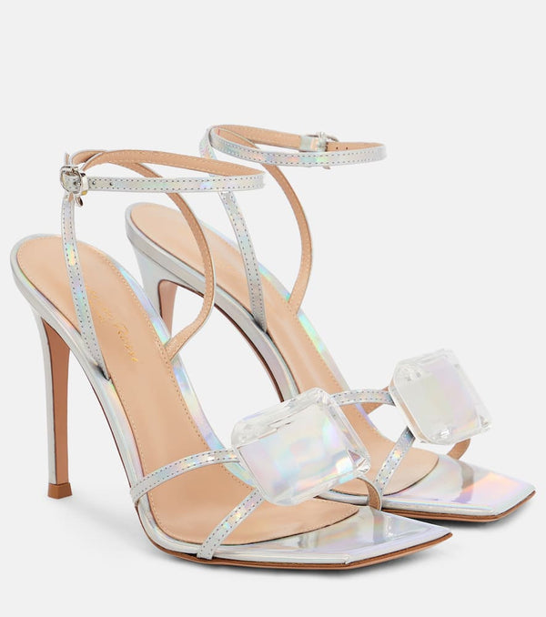 Gianvito Rossi Jaipur 105 embellished leather sandals