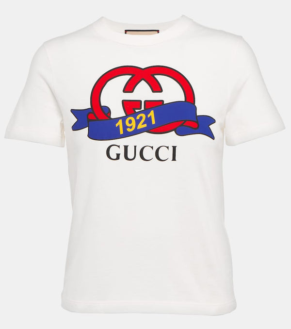 Gucci Interlocking G printed cotton T-shirt