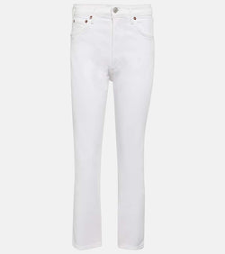 Agolde Riley high-rise cropped jeans