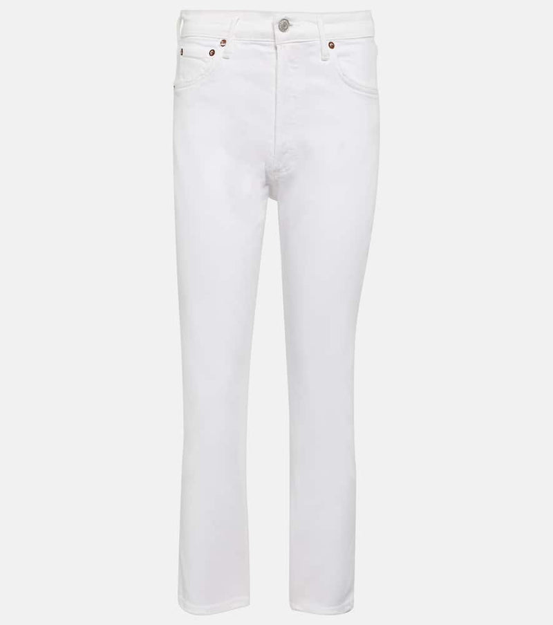 Agolde Riley high-rise cropped jeans