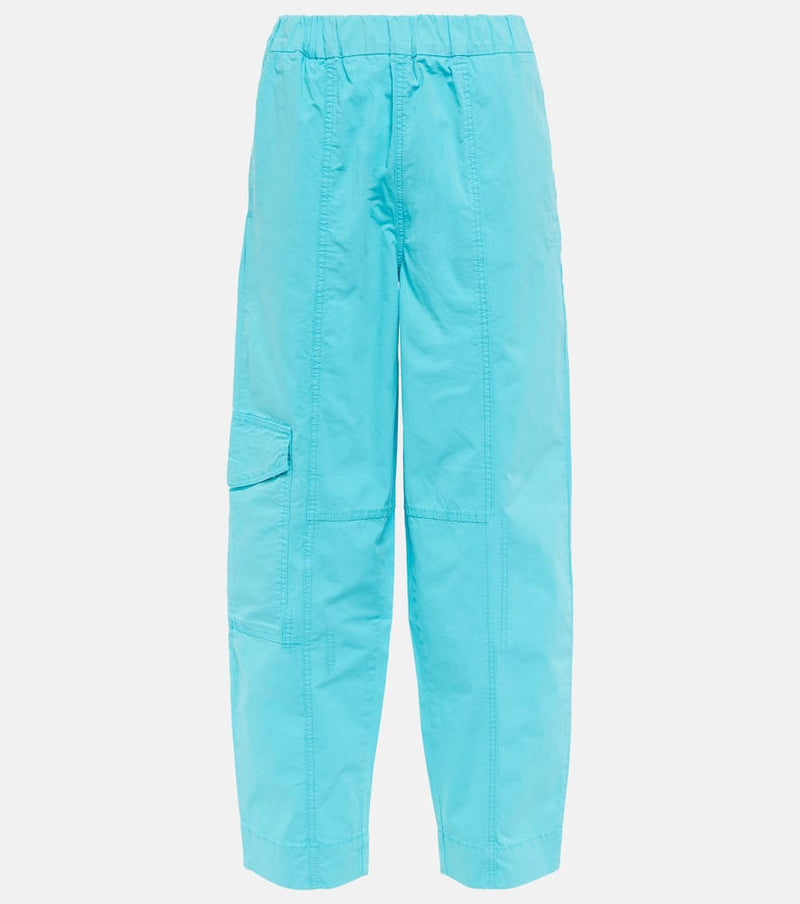 Ganni Cotton-blend pants