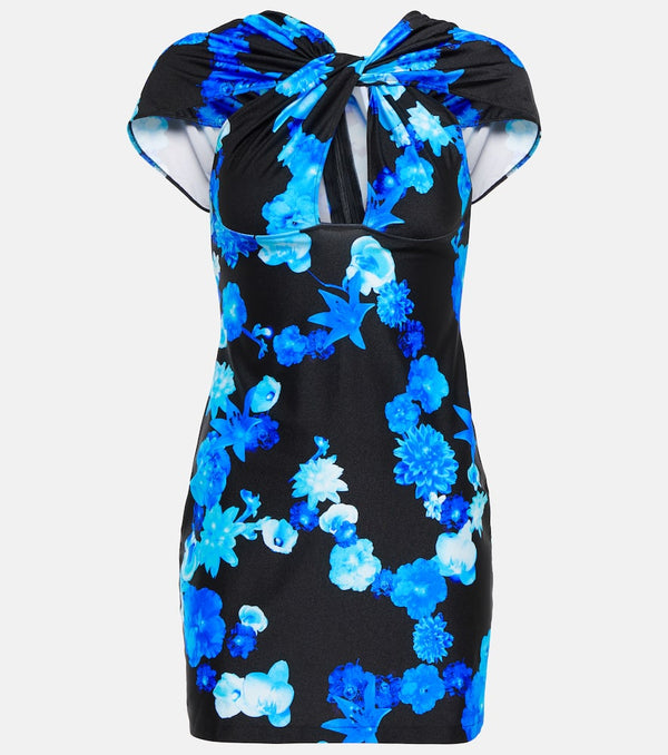 Coperni Floral cutout minidress