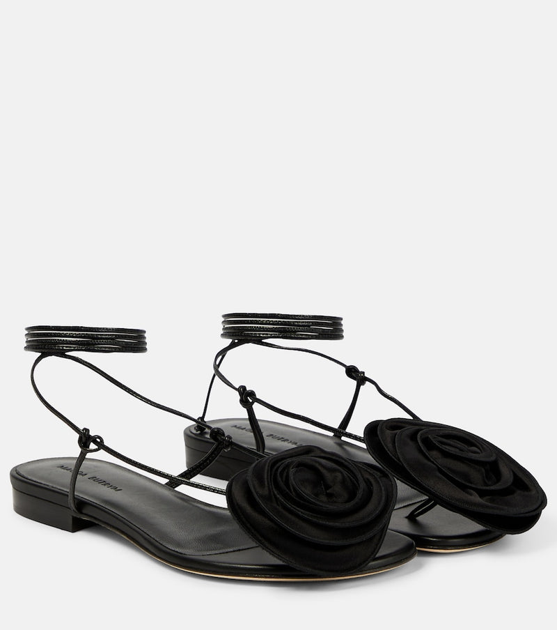 Magda Butrym Applique leather sandals