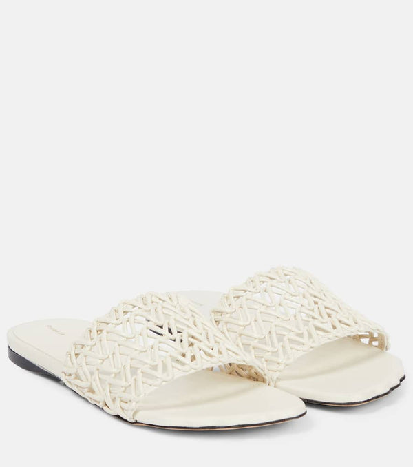 Proenza Schouler Woven leather slides