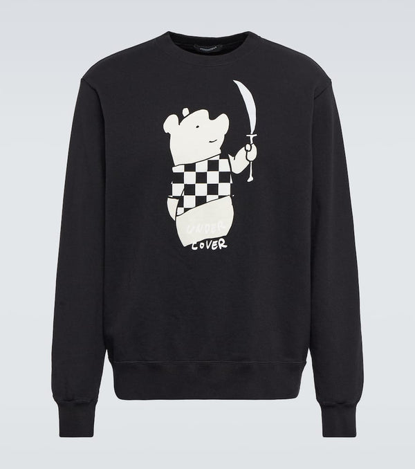 Undercover Printed cotton jersey sweatshirt