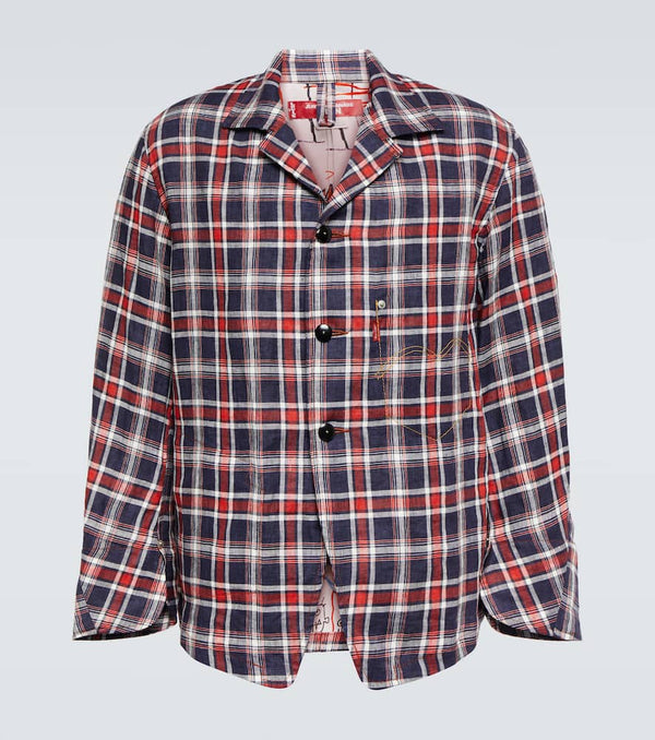 Junya Watanabe x Levi's checked linen overshirt