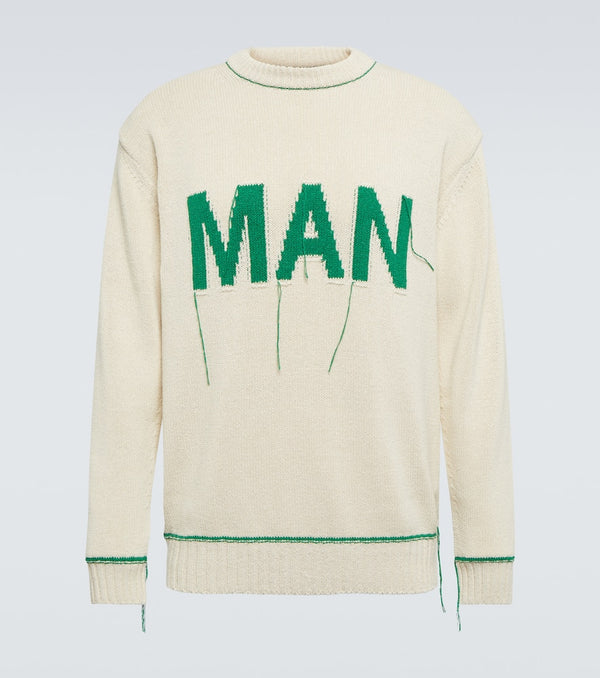 Junya Watanabe Junya Watanabe MAN jacquard silk sweater